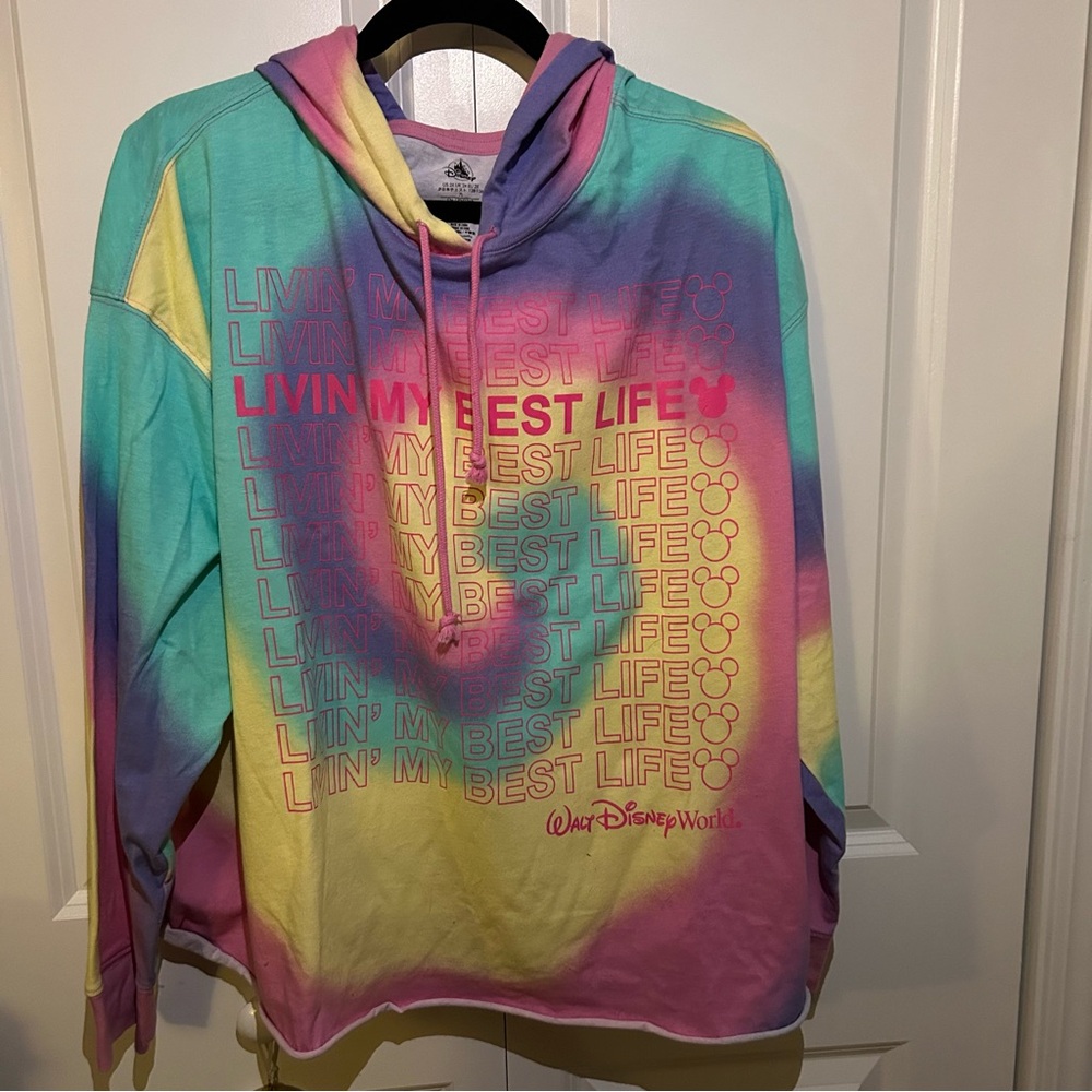 Disney - Pastel Tie-Dye Hoodie - Never Worn